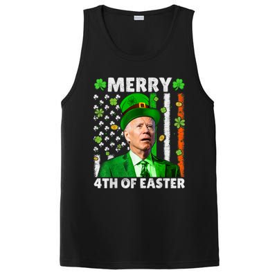 Merry 4th Of St Patricks Day Joe Biden Leprechaun Hat Clover Gift PosiCharge Competitor Tank