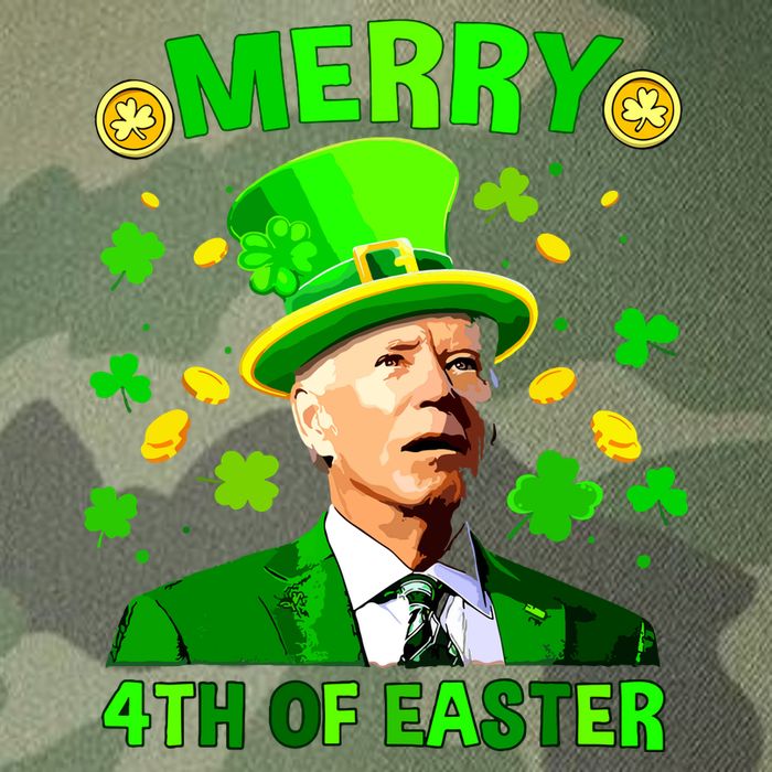 Merry 4th Of St Patricks Day Funny Joe Biden Leprechaun Hat Legacy Tie Dye Trucker Hat