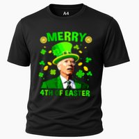 Merry 4th Of St Patricks Day Funny Joe Biden Leprechaun Hat Performance Shirt