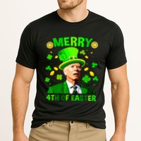 Merry 4th Of St Patricks Day Funny Joe Biden Leprechaun Hat Performance Shirt