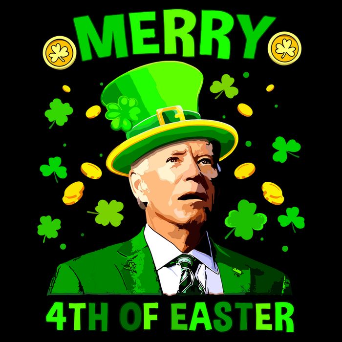 Merry 4th Of St Patricks Day Funny Joe Biden Leprechaun Hat 16 in Basic Backpack
