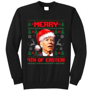 Merry 4th Of Easter Funny Joe Biden Christmas Ugly Sweater Sweatshirt