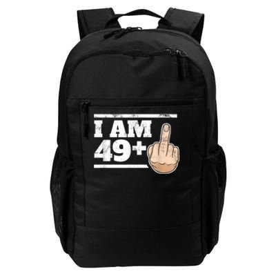 Milestone 50th Birthday - Gag Bday Joke Gift Idea: 49+1 Daily Commute Backpack