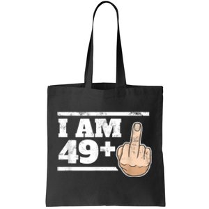 Milestone 50th Birthday - Gag Bday Joke Gift Idea: 49+1 Tote Bag