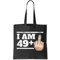 Milestone 50th Birthday - Gag Bday Joke Gift Idea: 49+1 Tote Bag