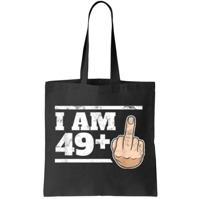 Milestone 50th Birthday - Gag Bday Joke Gift Idea: 49+1 Tote Bag