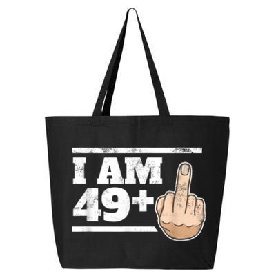 Milestone 50th Birthday - Gag Bday Joke Gift Idea: 49+1 25L Jumbo Tote