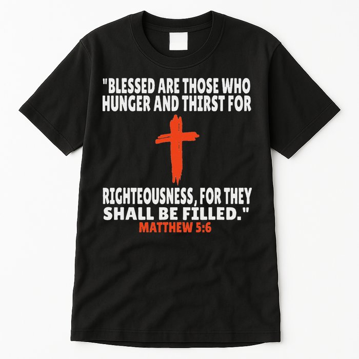 Matthew 56 Bible Verses Scripture Tall T-Shirt