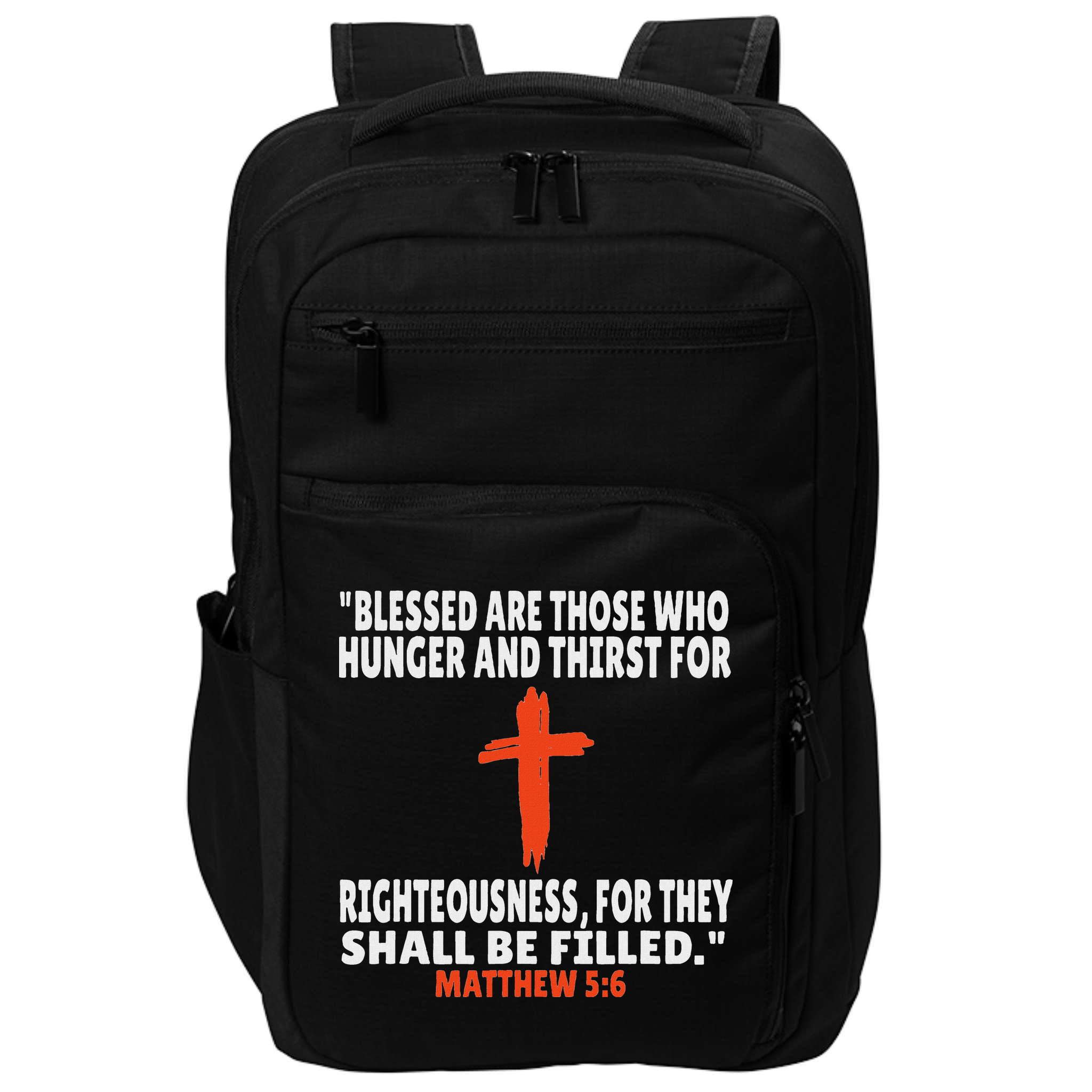 Matthew 56 Bible Verses Scripture Impact Tech Backpack