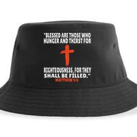 Matthew 56 Bible Verses Scripture Sustainable Bucket Hat