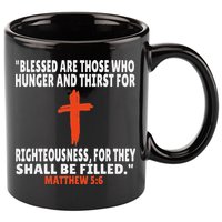 Matthew 56 Bible Verses Scripture 11oz C Handle Ceramic Mug