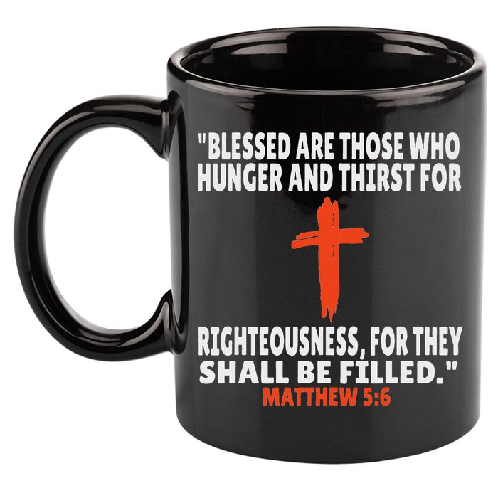 Matthew 56 Bible Verses Scripture 11oz C Handle Ceramic Mug