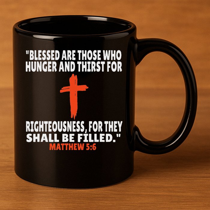 Matthew 56 Bible Verses Scripture 11oz C Handle Ceramic Mug