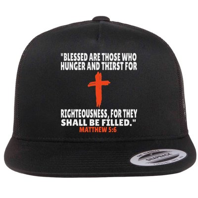 Matthew 56 Bible Verses Scripture Flat Bill Trucker Hat