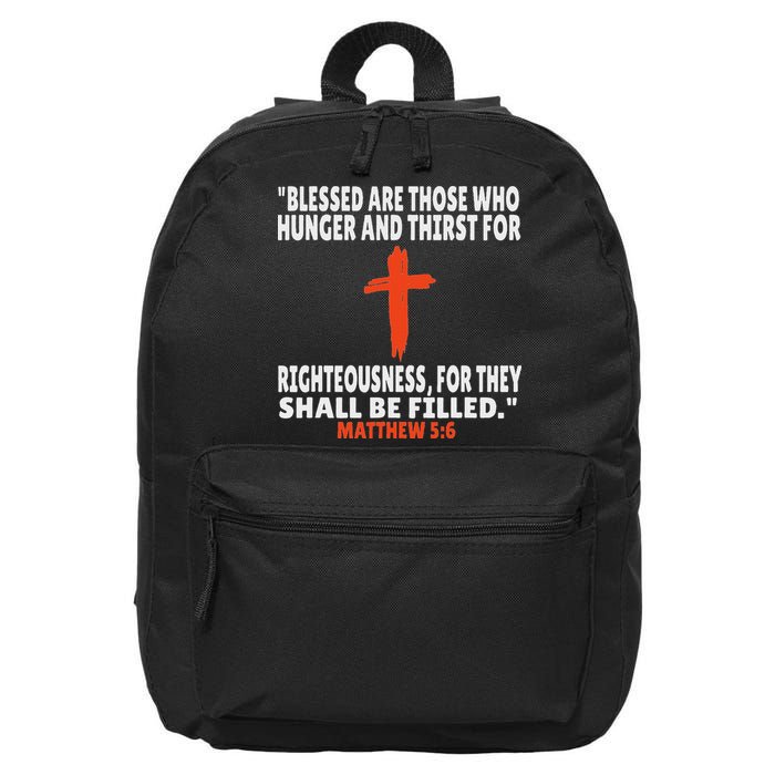 Matthew 56 Bible Verses Scripture 16 in Basic Backpack