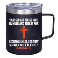 Matthew 56 Bible Verses Scripture 12oz Stainless Steel Coffee Mug