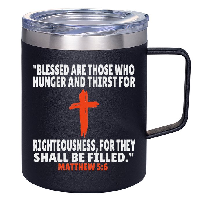 Matthew 56 Bible Verses Scripture 12oz Stainless Steel Coffee Mug