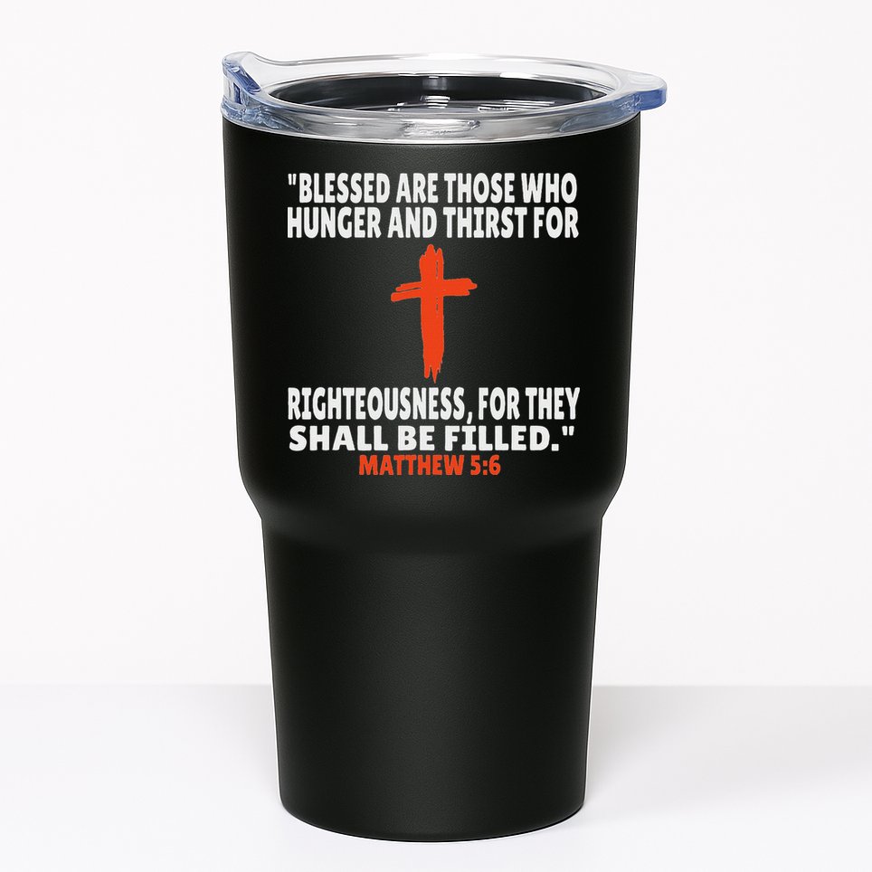 Matthew 56 Bible Verses Scripture Tumbler