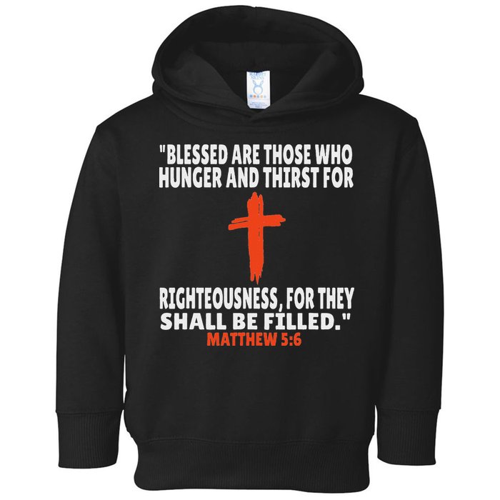 Matthew 56 Bible Verses Scripture Toddler Hoodie