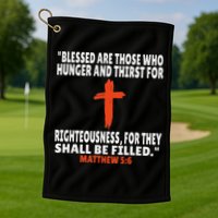 Matthew 56 Bible Verses Scripture Golf Towel