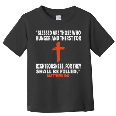 Matthew 56 Bible Verses Scripture Toddler T-Shirt