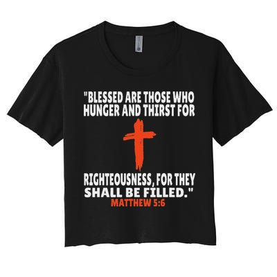 Matthew 56 Bible Verses Scripture Crop Top