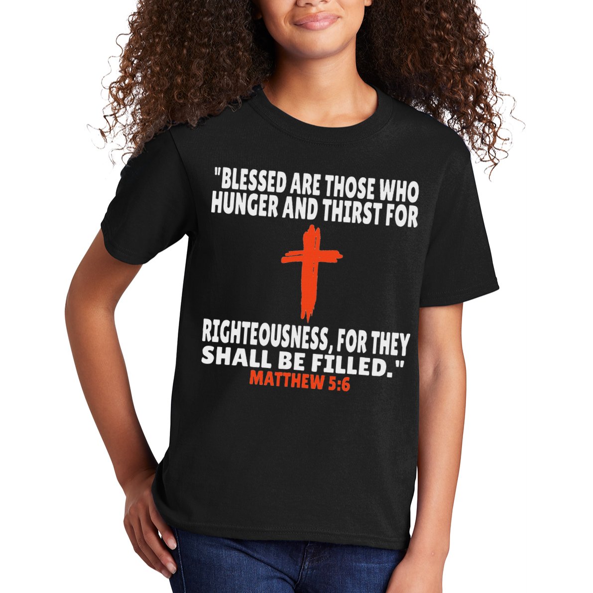 Matthew 56 Bible Verses Scripture Kids T-Shirt