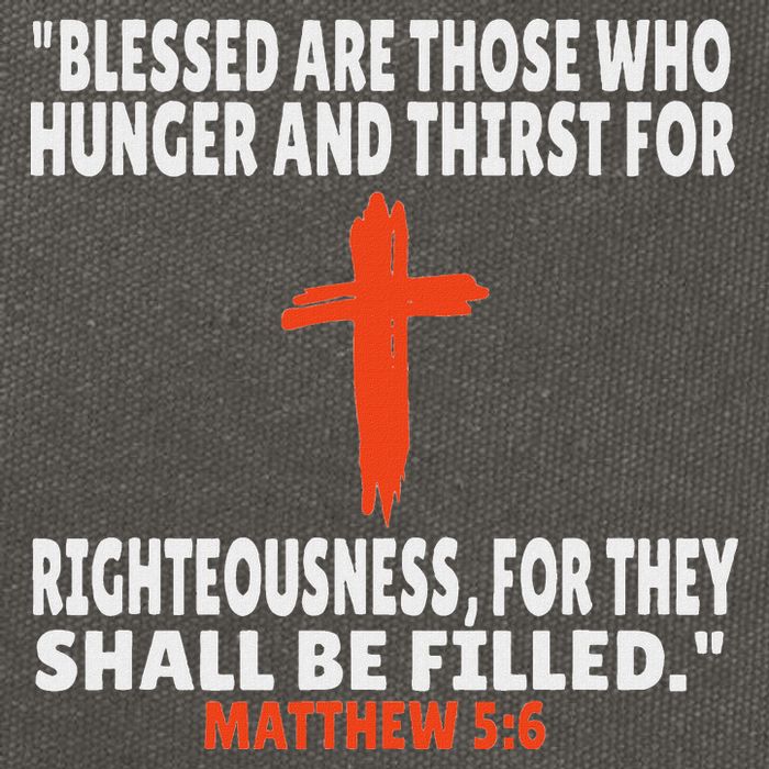 Matthew 56 Bible Verses Scripture Cotton Canvas Backpack