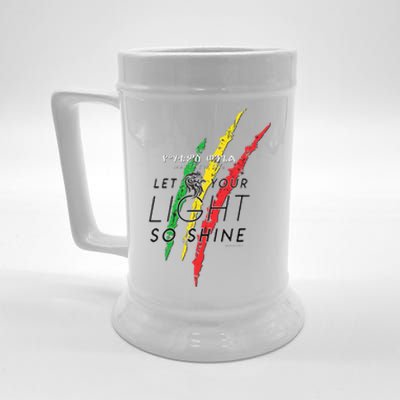 Matthew 516 Let Your Light So Shine Lion Of Judah Beer Stein