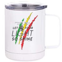 Matthew 516 Let Your Light So Shine Lion Of Judah 12 oz Stainless Steel Tumbler Cup