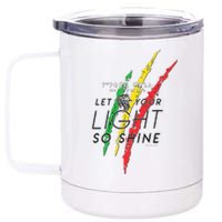 Matthew 516 Let Your Light So Shine Lion Of Judah 12 oz Stainless Steel Tumbler Cup