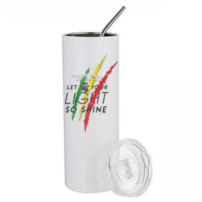 Matthew 516 Let Your Light So Shine Lion Of Judah Stainless Steel Tumbler