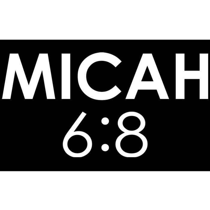 Micah 6:8 Bible Verse Christian Inspirational Catholic Bumper Sticker