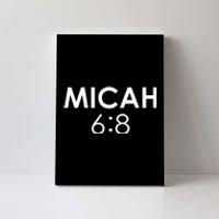 Micah 6:8 Bible Verse Christian Inspirational Catholic Canvas