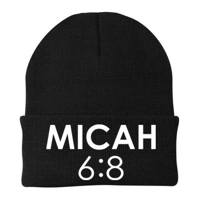 Micah 6:8 Bible Verse Christian Inspirational Catholic Beanie