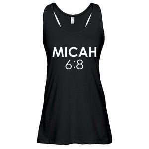 Micah 6:8 Bible Verse Christian Inspirational Catholic Ladies Essential Flowy Tank