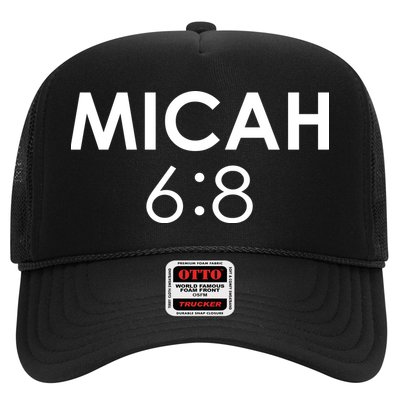 Micah 6:8 Bible Verse Christian Inspirational Catholic Trucker Hat