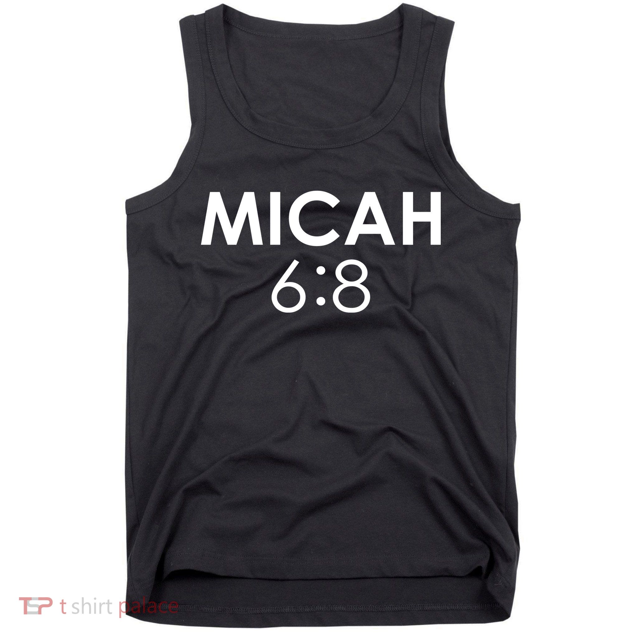 Micah 6:8 Bible Verse Christian Inspirational Catholic Tank Top