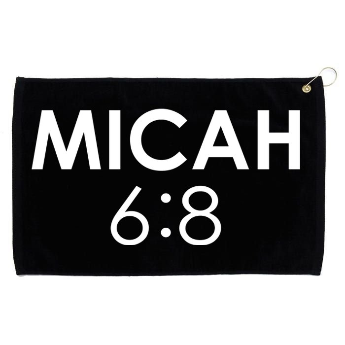 Micah 6:8 Bible Verse Christian Inspirational Catholic Grommeted Golf Towel