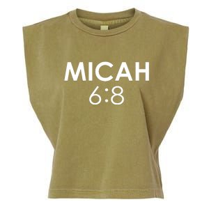 Micah 6:8 Bible Verse Christian Inspirational Catholic Garment-Dyed Women's Muscle Tee