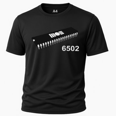 Mos 6502 Cpu By Retro  Cooling Performance Crew T-Shirt