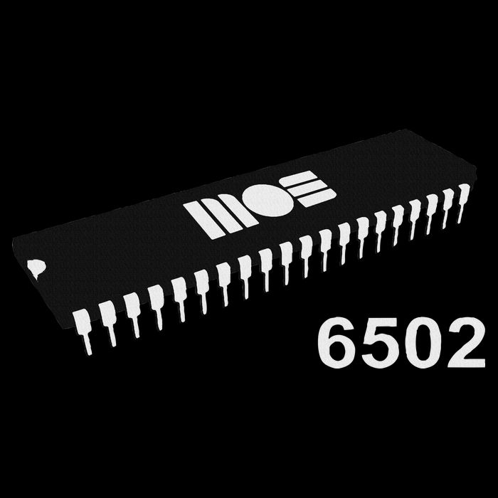 Mos 6502 Cpu By Retro  V-Neck T-Shirt