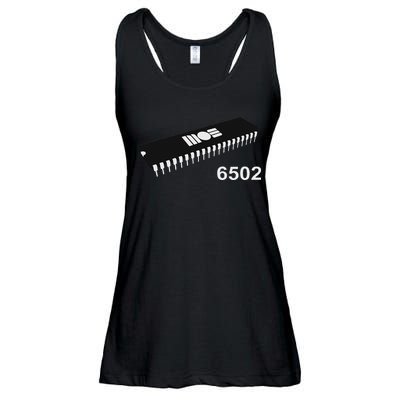 Mos 6502 Cpu By Retro  Ladies Essential Flowy Tank