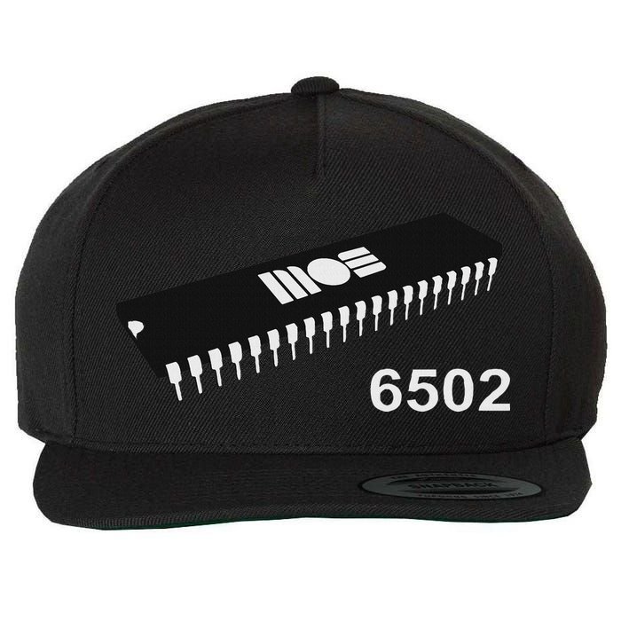 Mos 6502 Cpu By Retro  Wool Snapback Cap