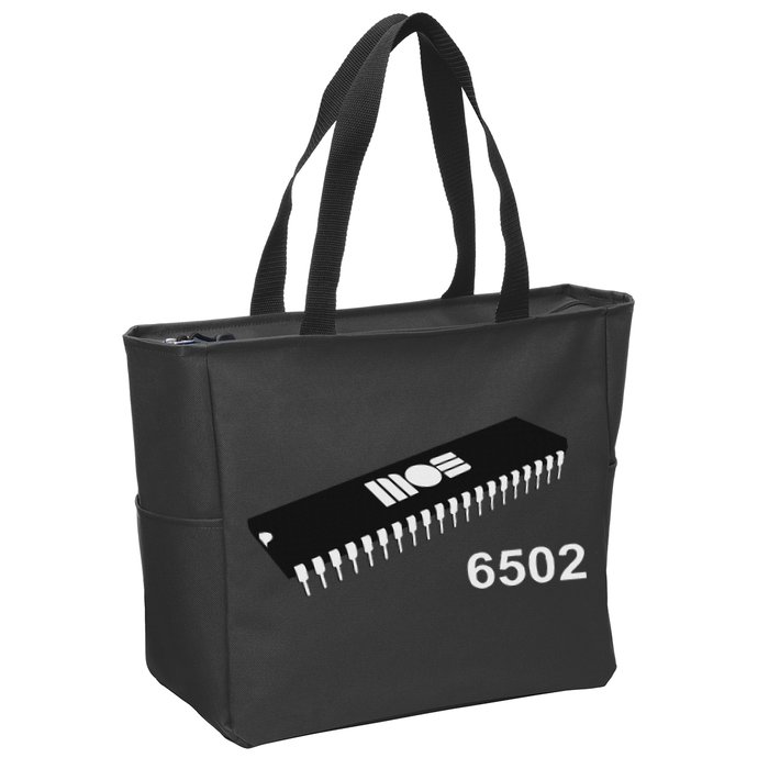 Mos 6502 Cpu By Retro  Zip Tote Bag