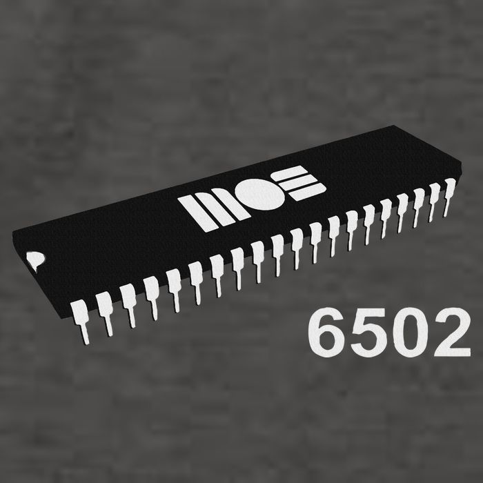 Mos 6502 Cpu By Retro  Vector Backpack