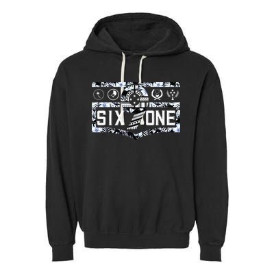 Micronesia 691 Pohnpei Chuuk Yap Kosrae Garment-Dyed Fleece Hoodie