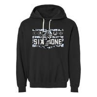 Micronesia 691 Pohnpei Chuuk Yap Kosrae Garment-Dyed Fleece Hoodie