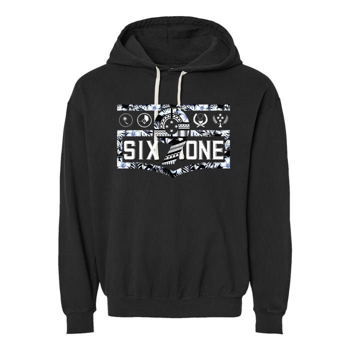 Micronesia 691 Pohnpei Chuuk Yap Kosrae Garment-Dyed Fleece Hoodie