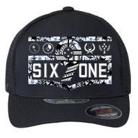 Micronesia 691 Pohnpei Chuuk Yap Kosrae Flexfit Unipanel Trucker Cap